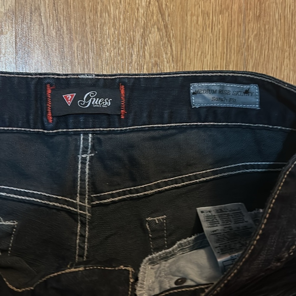Mossimo & Guess Women's Blue and Dark Mid Rise Skinny & Boot Jean Set Waist 31 - Picture 12 of 15